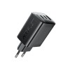 Мережевий зарядний пристрій ACEFAST A108 PD67W GaN (2*USB-C+USB-A) charger Black