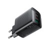 Мережевий зарядний пристрій ACEFAST A108 PD67W GaN (2*USB-C+USB-A) charger Black