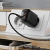 Мережевий зарядний пристрій ACEFAST A108 PD67W GaN (2*USB-C+USB-A) charger Black