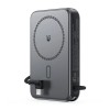 Зовнішній акумулятор ACEFAST M24-10000 22.5W magnetic fast charging power bank with holder and cable Metal Gray