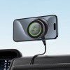 Автотримач для телефона з БЗП ACEFAST E29 electric Suction cup magnetic wireless charging holder Metal Gray