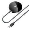 Бездротовий зарядний пристрій ACEFAST E24 QI2 desktop magnetic wireless charger with cable, Metal Gray