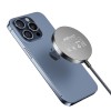 Бездротовий зарядний пристрій ACEFAST E24 QI2 desktop magnetic wireless charger with cable, Metal Gray