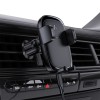 Автотримач для телефона з БЗП ACEFAST D48 press type wireless charging car holder for air vent Black