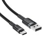 Кабель ACEFAST C22-04, USB to Type-C, 3A, 1.2m, Nylon Braid, Aluminum Alloy + TPE connectors, Black