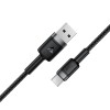 Кабель ACEFAST C22-04, USB to Type-C, 3A, 1.2m, Nylon Braid, Aluminum Alloy + TPE connectors, Black