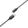 Кабель ACEFAST C16-04, USB to Type-C, 3A, 1.2m ,TPE, TPU connectors, Black