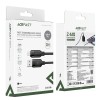 Кабель ACEFAST C16-06, USB to iP, 2.4A, 2m, TPE, TPU connectors, Black