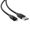 Кабель ACEFAST C16-06, USB to iP, 2.4A, 2m, TPE, TPU connectors, Black