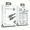 Кабель ACEFAST C23-01, USB to iP, 30W,1.2m, Nylon, Zinc alloy + TPE connectors, Black