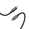 Кабель ACEFAST C23-01, USB to iP, 30W,1.2m, Nylon, Zinc alloy + TPE connectors, Black