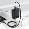 Кабель ACEFAST C23-01, USB to iP, 30W,1.2m, Nylon, Zinc alloy + TPE connectors, Black
