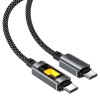 Кабель ACEFAST C21-03, Type-C to Type-C, 60W, 1.2m, Nylon, Aluminum Alloy connectors, Black