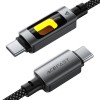 Кабель ACEFAST C21-03, Type-C to Type-C, 60W, 1.2m, Nylon, Aluminum Alloy connectors, Black