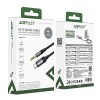 Аудіокабель ACEFAST J11 Type-C to 3.5mm male, nylon braid, 1m, Black