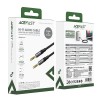 Аудіокабель ACEFAST J10 3.5mm male to 3.5mm male, nylon braid, 1m, Black