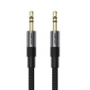 Аудіокабель ACEFAST J10 3.5mm male to 3.5mm male, nylon braid, 1m, Black