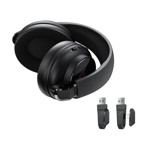 Навушники ігрові ACEFAST H15 gaming wireless headset Black