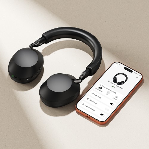 Бездротові накладні навушники ACEFAST H14 hybrid ANC wireless headset Black