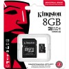 microSDHC (UHS-1 U3) Kingston Industrial 8Gb class 10 V30 А1 (adapter SD)