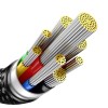 Кабель Baseus Tungsten Gold Fast Charging Data Cable Type-C to Type-C 240W 3m Black
