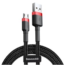 Кабель Baseus cafule Cable USB For Micro 2A 3m Red+Black