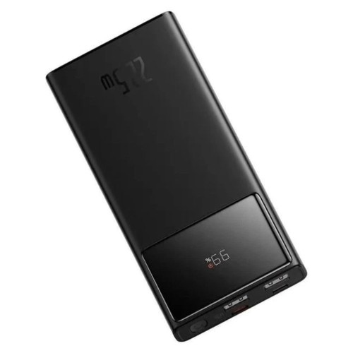 Зовнішній акумулятор Baseus Star-Lord Digital Display Fast Charge Power Bank 10000mAh 22.5W Black（With Charging Cable USB to Type-C 3A 0.3m Black）