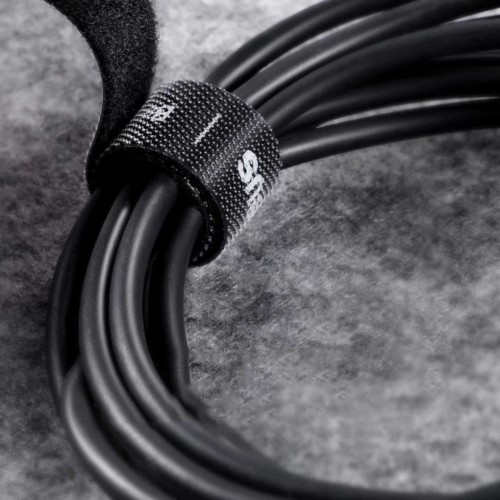 Органайзер для кабелю Baseus Circle Velcro strap 50cm Black