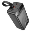Зовнішній акумулятор HOCO J123C Element 22.5W+PD20W fully compatible power bank with digital display(60000mAh) Black