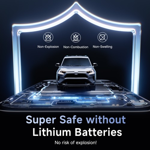 Автомобільний пуско-зарядний пристрій Baseus PrimeTrip VJ1 Supercapacitor Car Jump Starter 1200A Cosmic Black