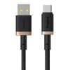 Кабель Baseus Dura Series Fast Charging Cable USB to Type-C 60W 1m Gold+Black