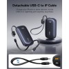 Зовнішній акумулятор Baseus EnerFill FC21 Qpow 3 Ultra Digital Display Power Bank with Detachable Cable 20000mAh 22.5W Cosmic Black