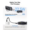 Зовнішній акумулятор Baseus EnerFill FC21 Qpow 3 Ultra Digital Display Power Bank with Detachable Cable 20000mAh 22.5W Cosmic Black