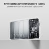 Зовнішній акумулятор Baseus EnerFill FC11 Digital Display Power Bank with Dual Built-in Cables 10000mAh 22.5W Cosmic Black