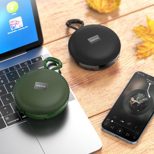 Портативна колонка BOROFONE BR27 Dear sports BT speaker, 5W, Dark Green