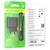 Мережевий зарядний пристрій з кабелем BOROFONE BA72A Spring single port QC3.0 charger set(Type-C) 18W Black