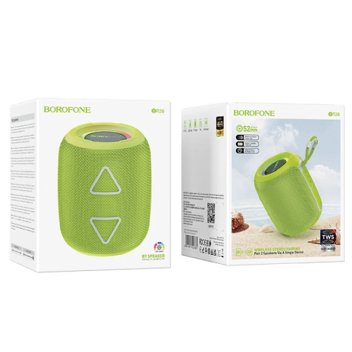 Портативна колонка BOROFONE BR36 Lucy sports BT speaker, 5W, Green