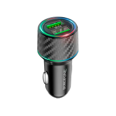 Автомобільний зарядний пристрій BOROFONE BZ21A Brilliant 36W dual port QC3.0 car charger Black
