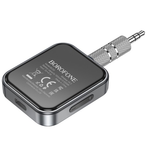 Bluetooth-ресивер BOROFONE BC55 Suave car AUX BT receiver Black