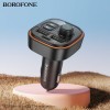 АЗП з FM-модулятором BOROFONE BC59 Heroic car BT FM transmitter Black