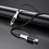 Кабель BOROFONE BX79 Type-C to Type-C 3A,60W, 1m, silicone, silicone connectors, Black
