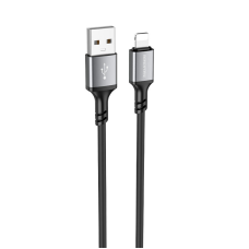 Кабель BOROFONE BX83 iP Famous silicone charging data cable Black