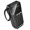 Зовнішній акумулятор BOROFONE BJ76A Smart power bank with 4 cables(20000mAh) Black