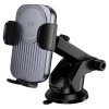 Автотримач для телефона з БЗП BOROFONE BH222 Leading push-type wireless fast charging car holder(center console) Black
