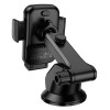 Автотримач для телефона з БЗП BOROFONE BH222 Leading push-type wireless fast charging car holder(center console) Black