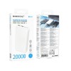 Зовнішній акумулятор BOROFONE BJ80A Clever 22.5W+PD20W fully compatible power bank(20000mAh) White