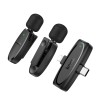 Бездротова мікрофонна система HOCO L15 dual-mic (iP/Type-C) Black