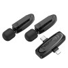 Бездротова мікрофонна система HOCO L15 dual-mic (iP/Type-C) Black