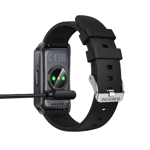 Бездротовий зарядний пристрій для смарт-годинника BOROFONE BD16 Smart bracelet charging cable Black