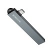 USB-хаб BOROFONE FH1A 4-in-1 converter(Type-C to USB2.0*3+USB3.0) Metal Gray